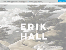 Tablet Screenshot of erikhallart.com